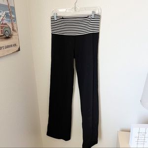 Lululemon Groove Pant II Striped waistband size 10